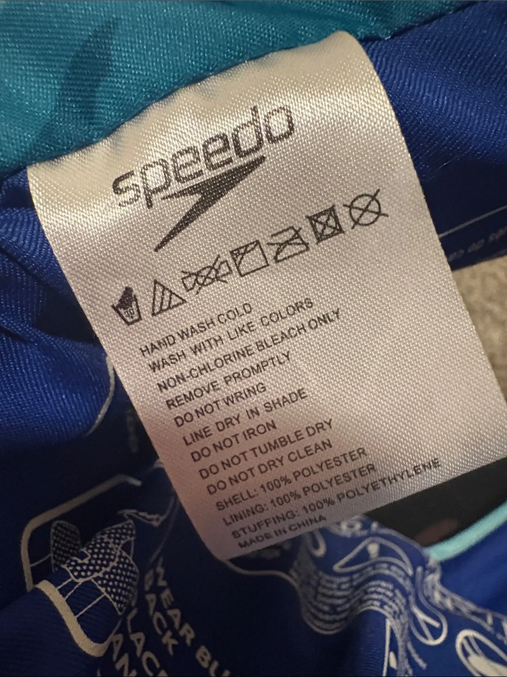 Speedo Kids Blue & Teal Shark Swim Vest